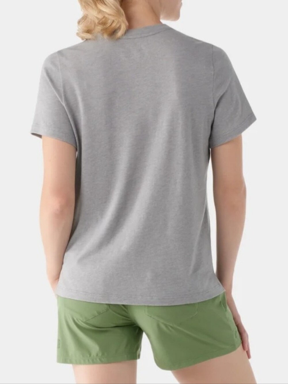SmartWool Perfect Crew Tshirt Women's Medium Gray - Picture 2 of 11